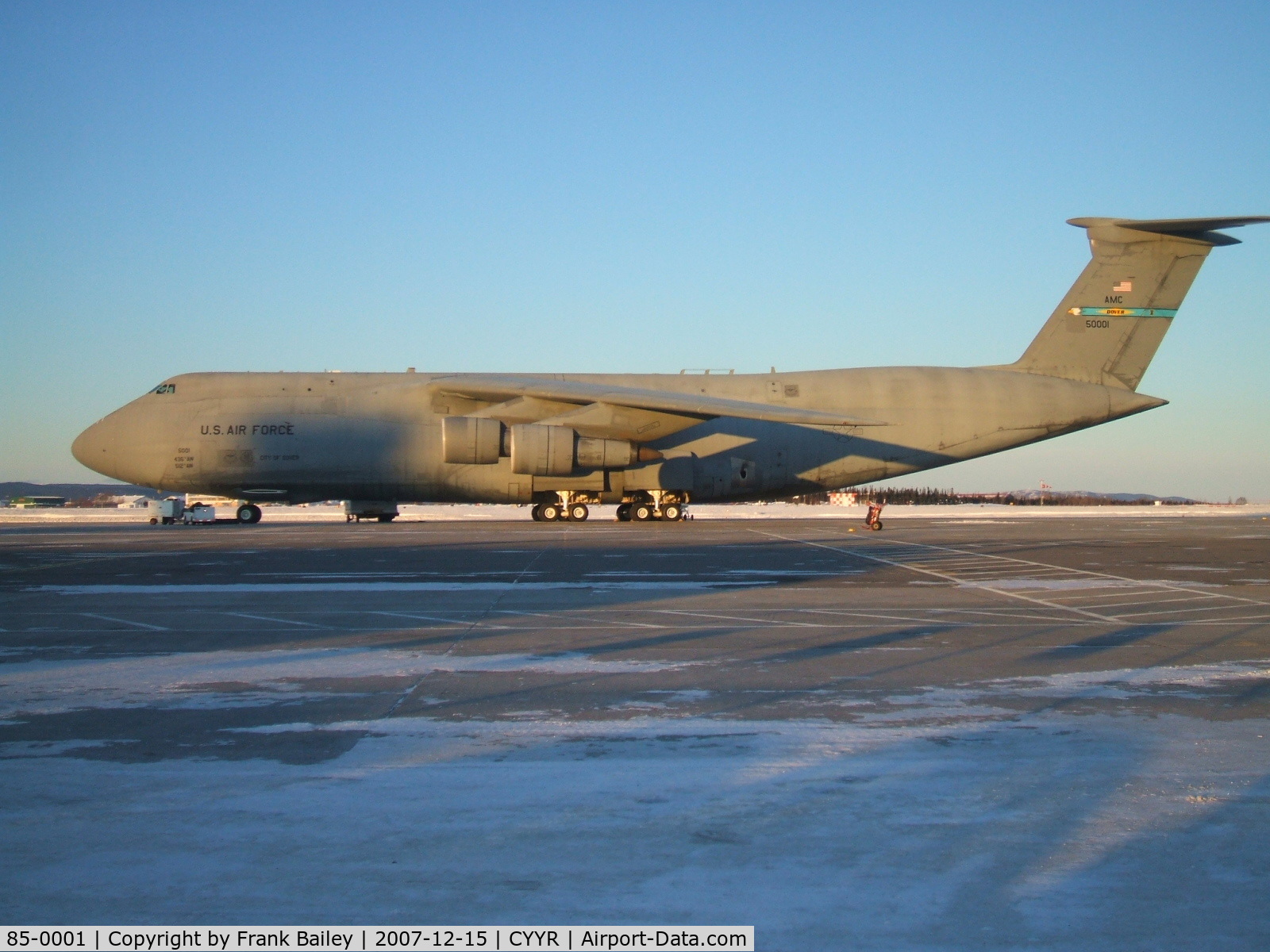 85-0001, 1985 Lockheed C-5B Galaxy C/N 500-0087, USAF Military C-5