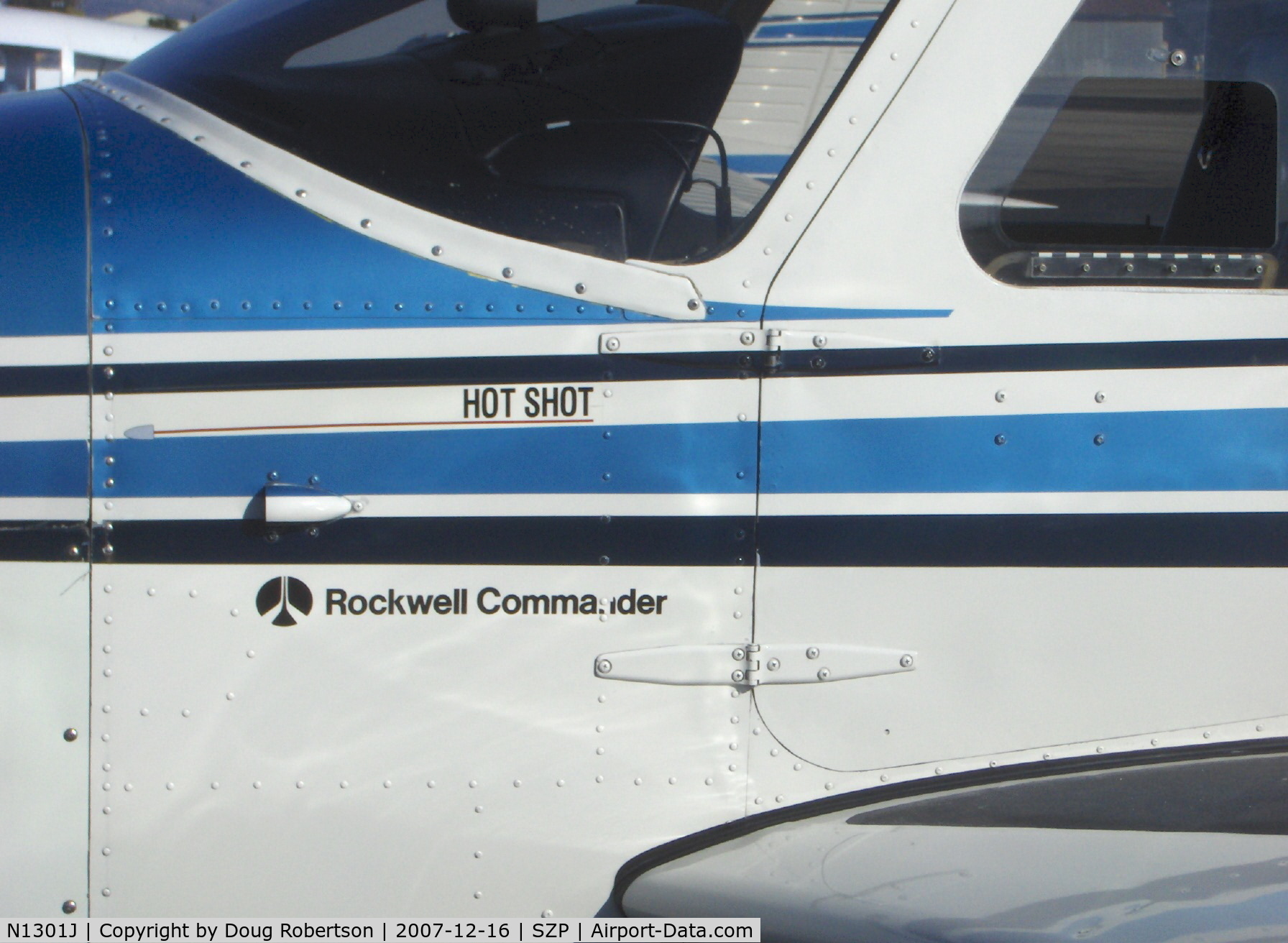 N1301J, 1975 Rockwell International 112A Commander C/N 301, 1975 Rockwell COMMANDER 112A 'Hot Shot', Lycoming IO-360-C1D6 200 Hp
