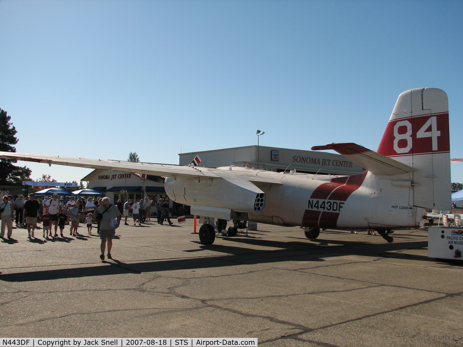 N443DF, Grumman S2F-1 Tracker C/N 195, 2007 Wings Over Wine Country Air Show