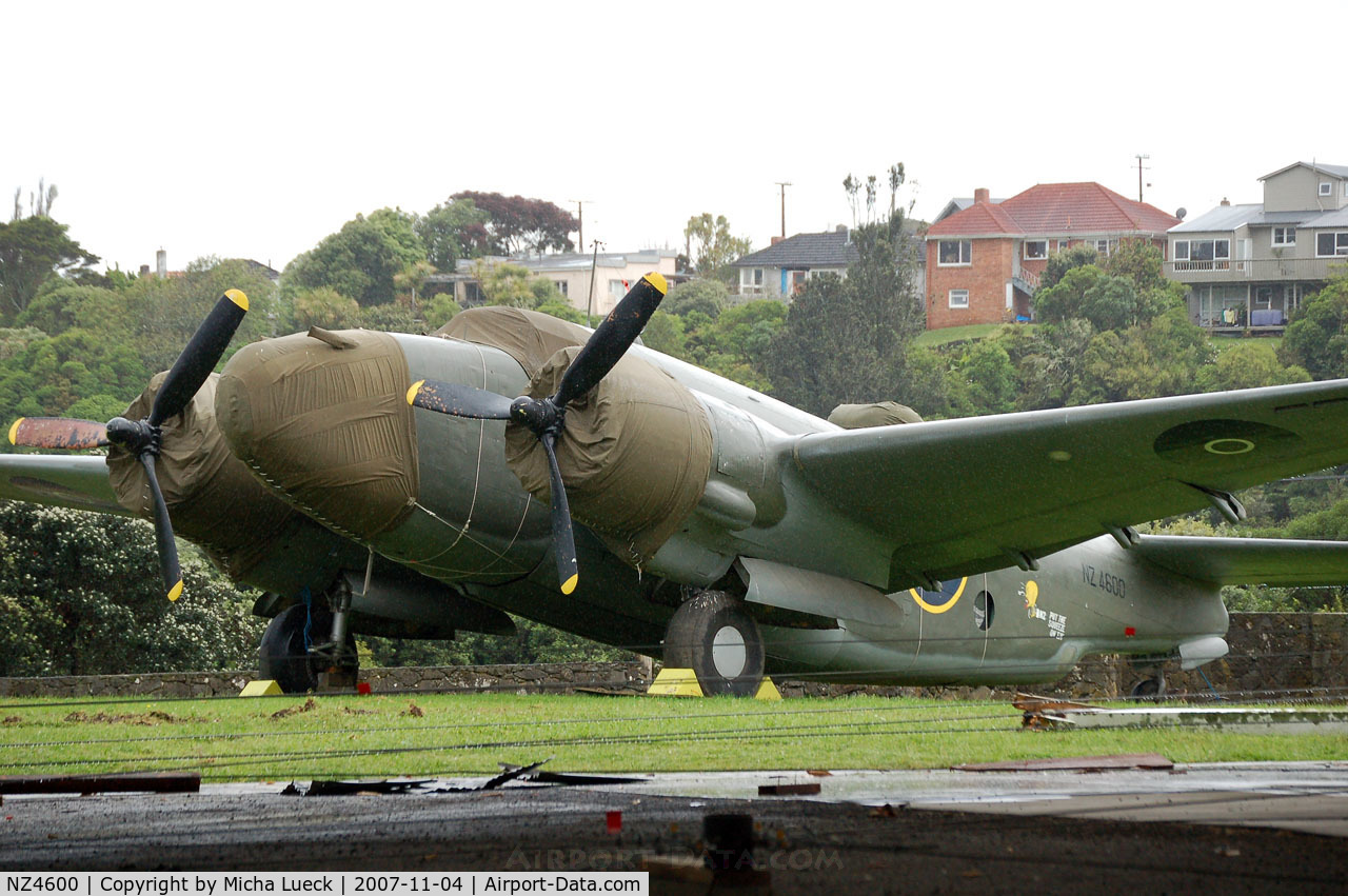 NZ4600, 1942 Lockheed RB-34 Lexington C/N 4773, At the Museum of Transport and Technology (MOTAT)