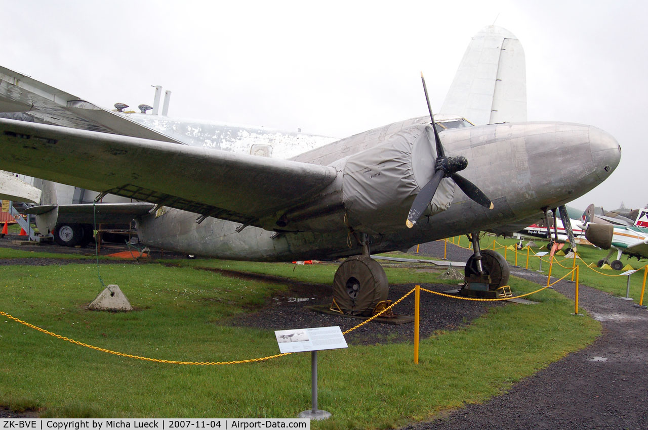 ZK-BVE, Lockheed 18-56 Lodestar C/N 2020, At the Museum of Transport and Technology (MOTAT)