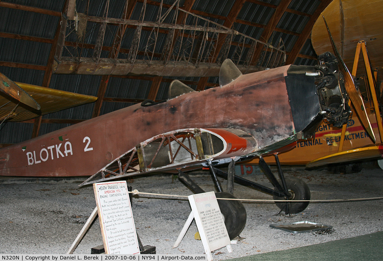 N320N, 1930 Aeromarine-Klemm AKL-26A C/N 2-59, This 1930 original appears to be undergoing restoration.