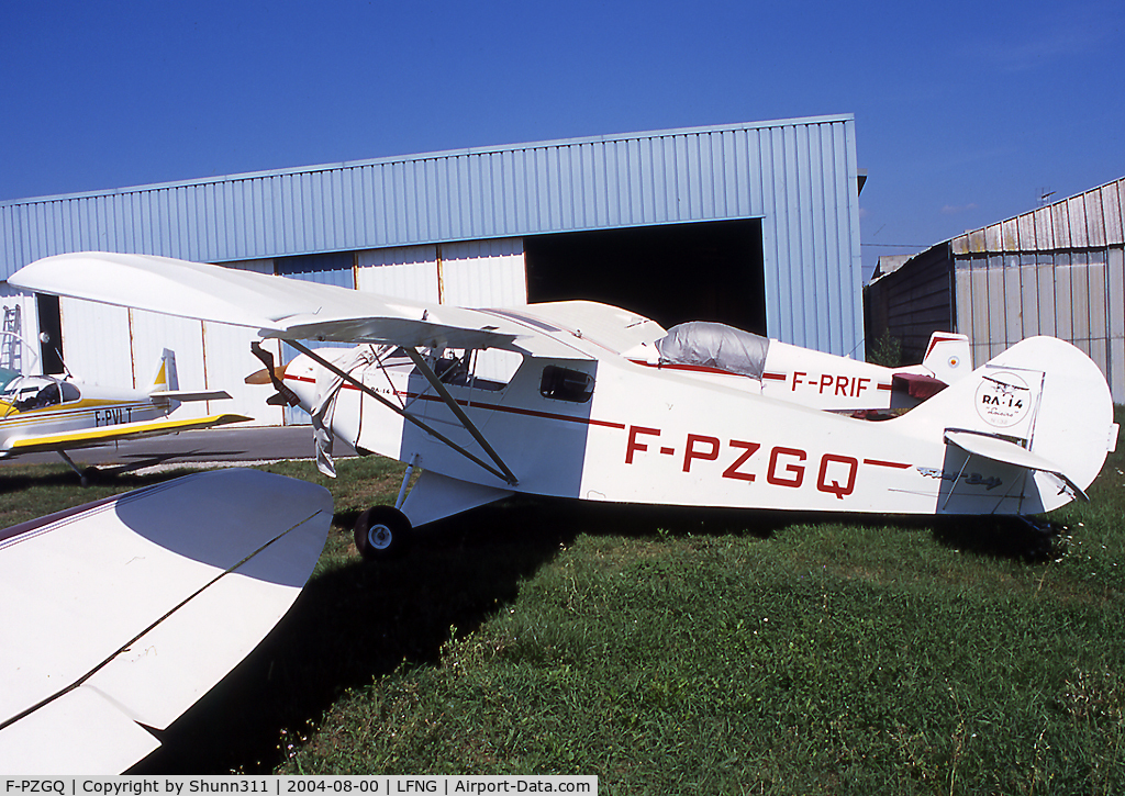 F-PZGQ, Adam RA-14 Loisirs C/N 132, Parked at the airfield