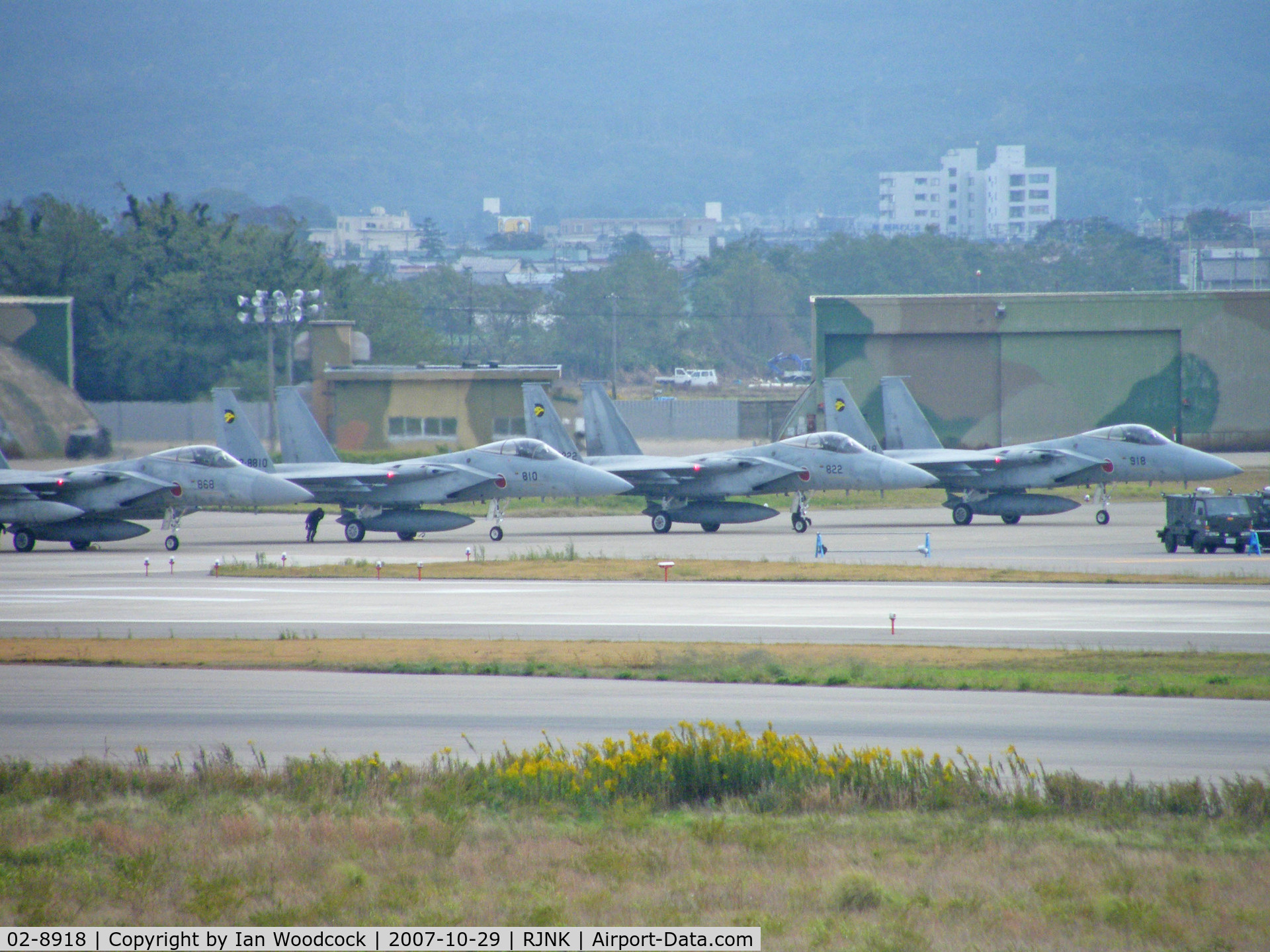 02-8918, Mitsubishi F-15J Eagle C/N 118, F-15J/Komatsu (Heads a flight of four)