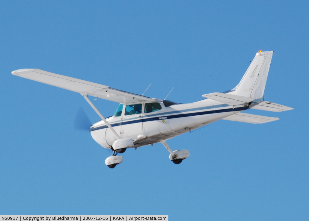 N50917, 1980 Cessna 172P C/N 17274233, Approach to 17L
