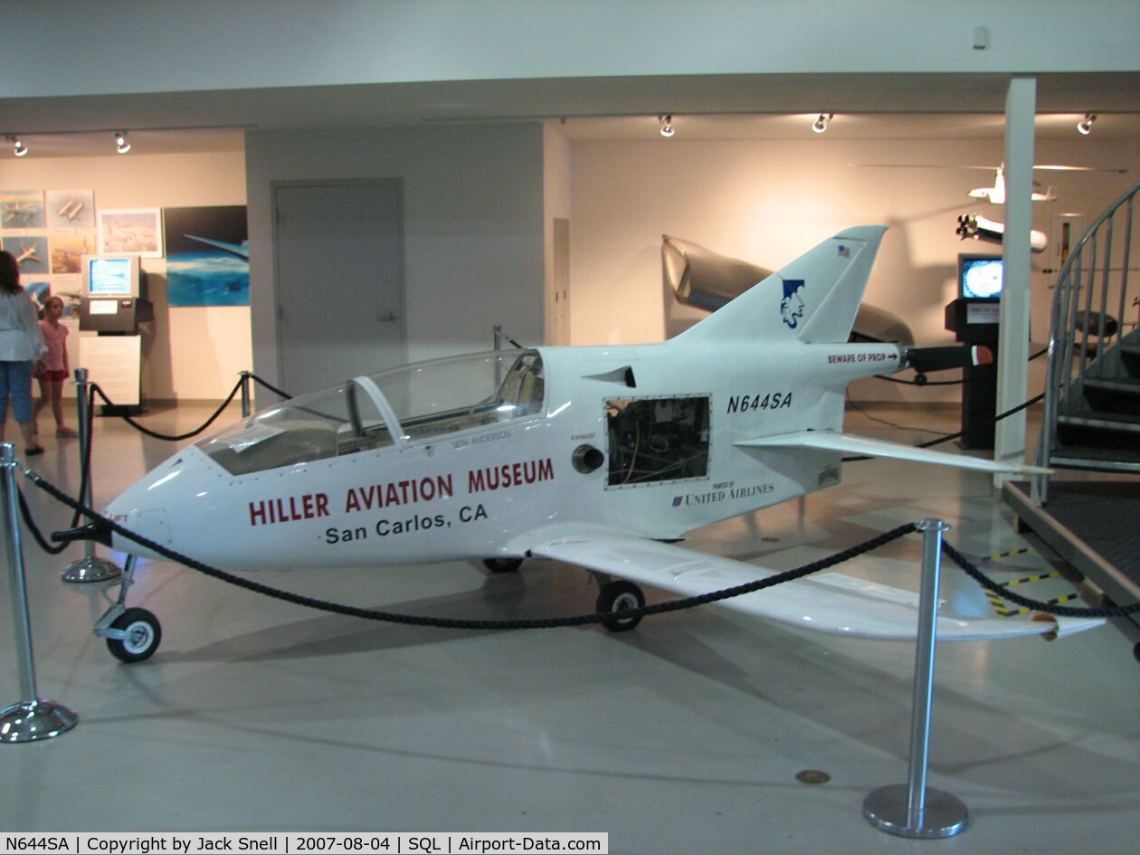 N644SA, Bede BD-5B C/N 1 (N644SA), Taken at the Hiller Aviation Museum