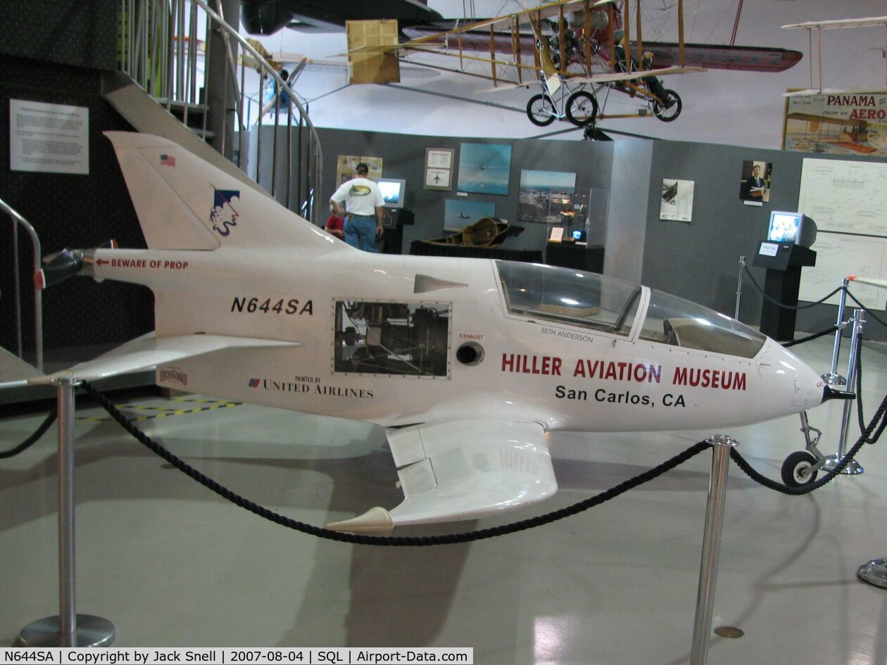 N644SA, Bede BD-5B C/N 1 (N644SA), Taken at the Hiller Aviation Museum