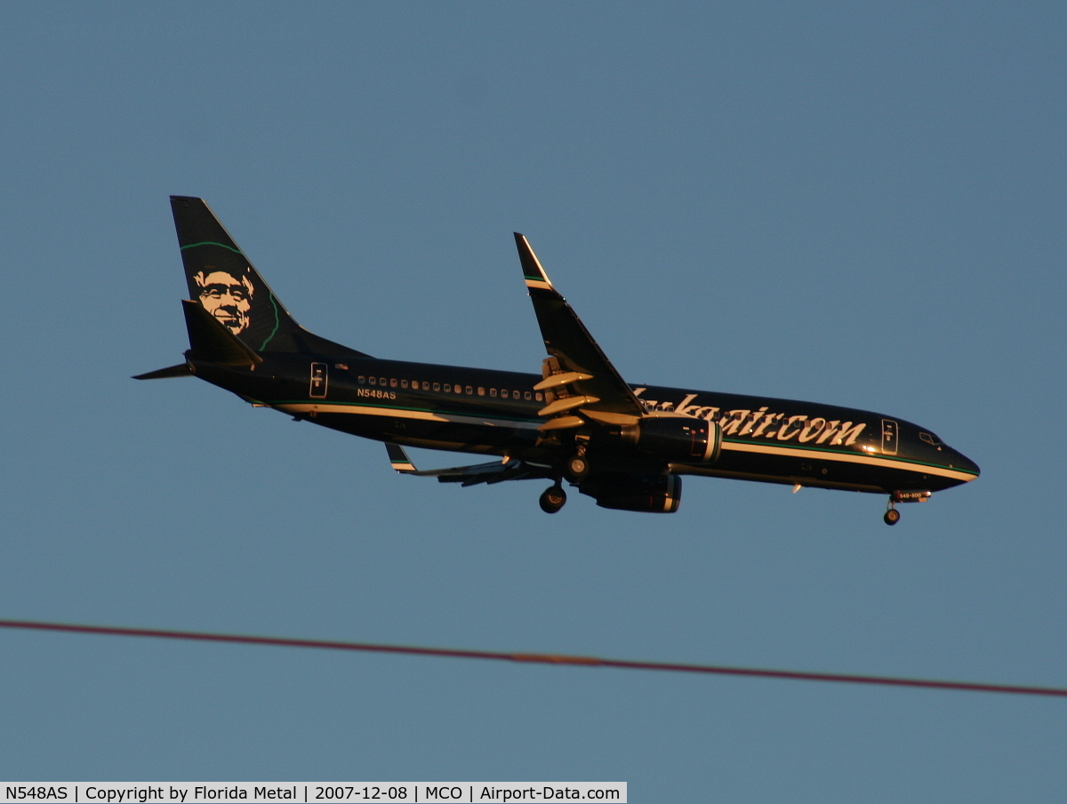 N548AS, 2005 Boeing 737-890 C/N 30020, Alaska.com