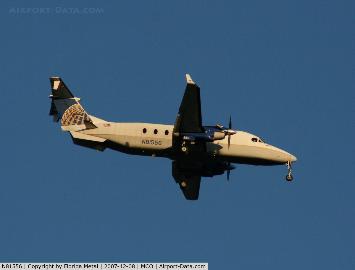 N81556, 1996 Beech 1900D C/N UE-239, Continental Connection