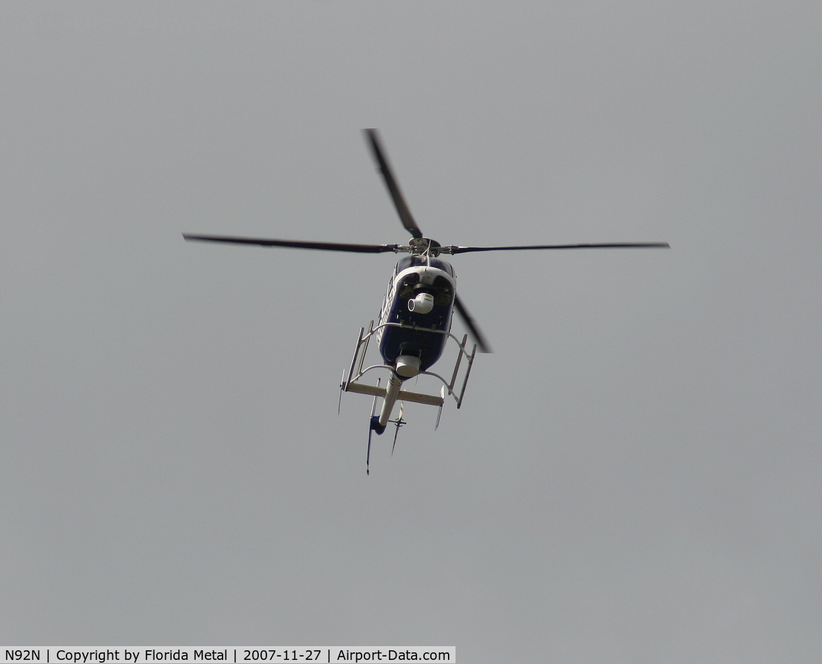 N92N, 1997 Bell 407 C/N 53093, WFTV Bell 407 by my apartment