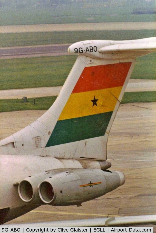 9G-ABO, 1964 Vickers VC10 Srs 1102 C/N 823, Delivered to Ghana Airways 27 January 1965