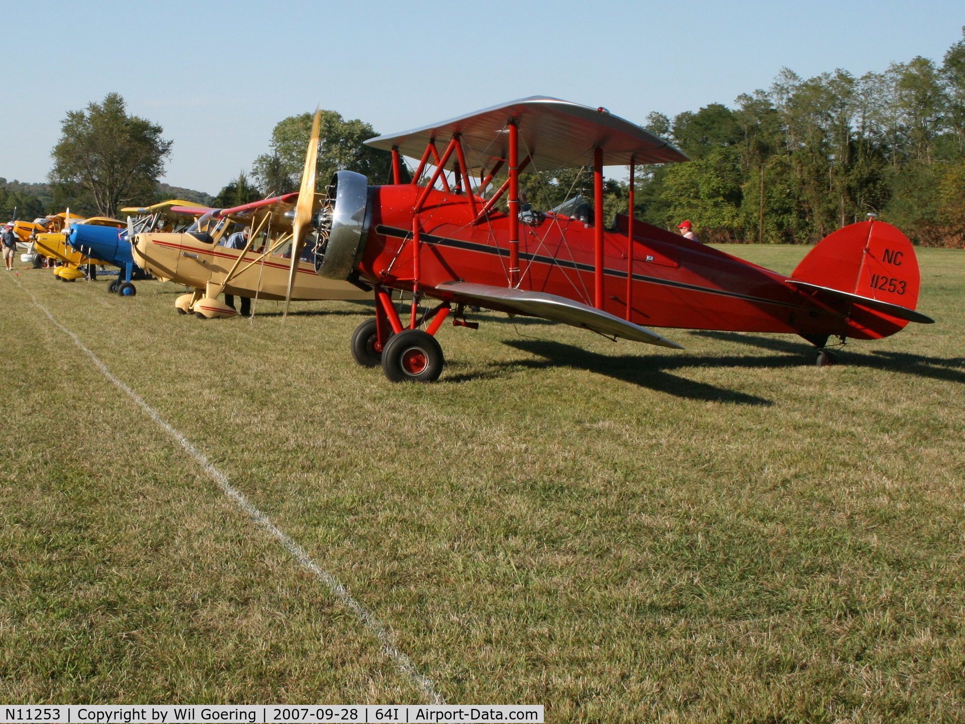 N11253, 1931 Waco ASO C/N 3212, 2007 Fly-in at Lee Bottom