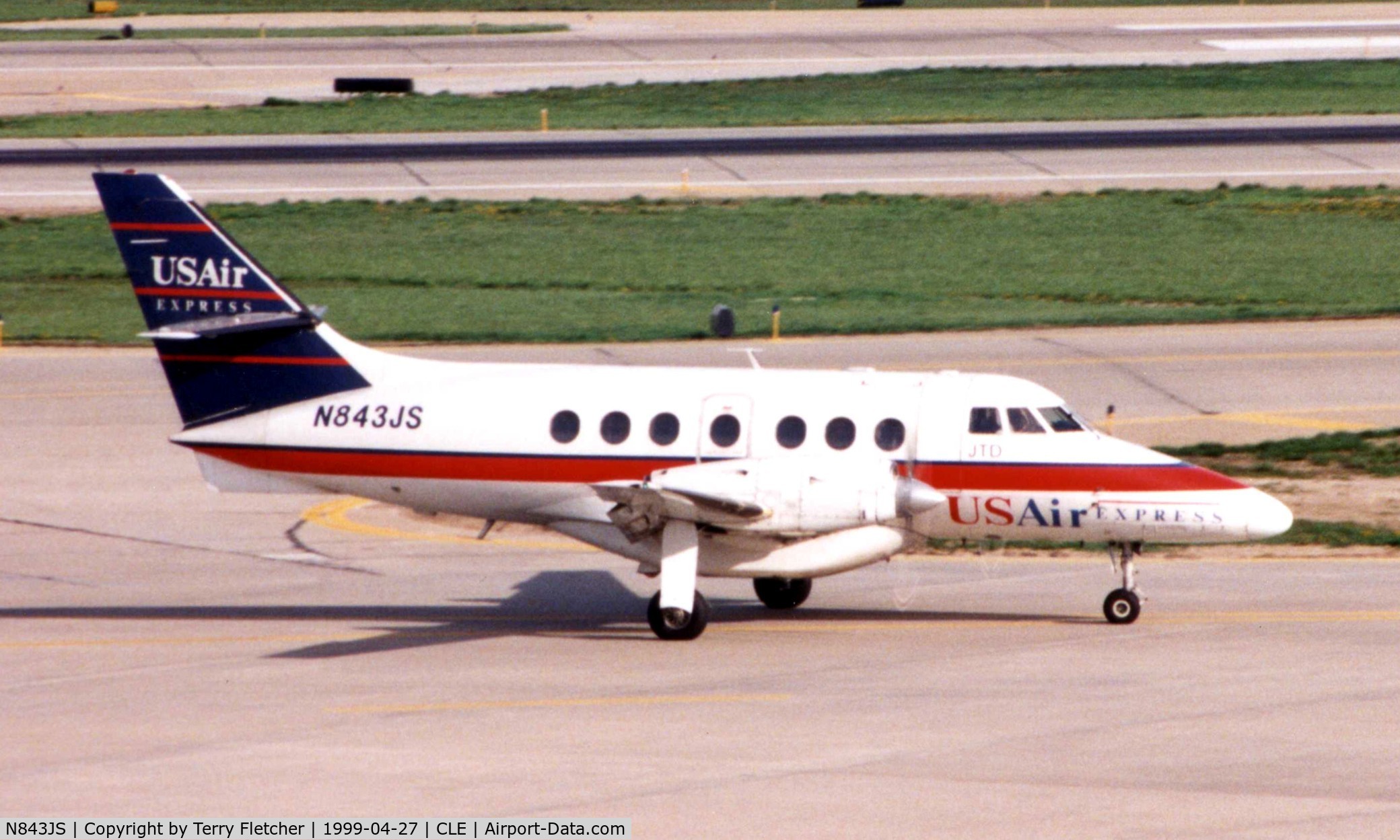 N843JS, 1987 British Aerospace BAe Jetstream 3101 C/N 757, Jetstream of US Air Express  subsequently became HR-ATE