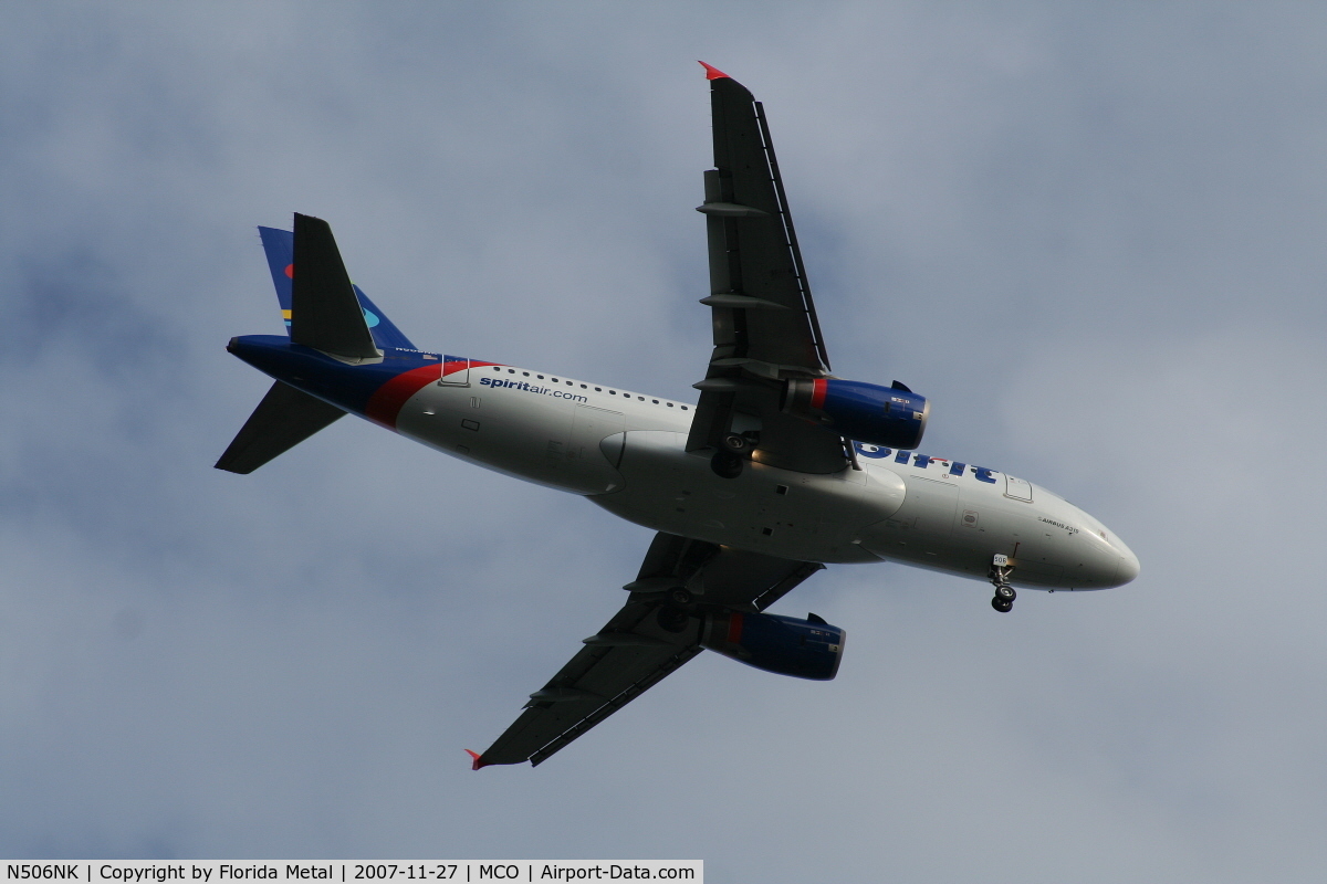 N506NK, 2005 Airbus A319-132 C/N 2490, Spirit