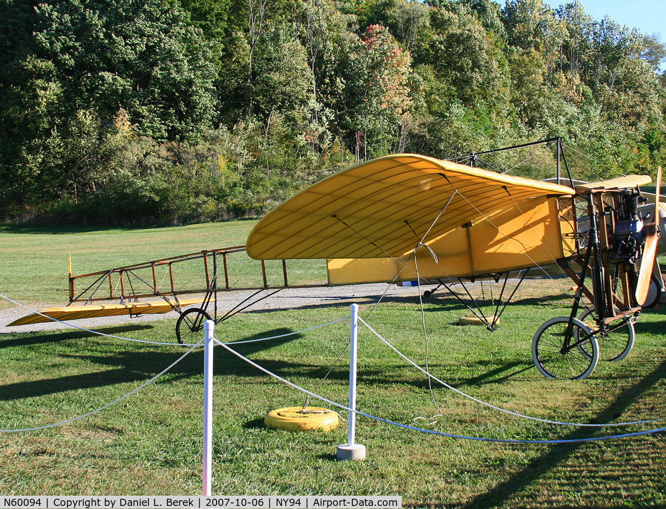 N60094, 1909 Bleriot II C/N 56, This 1912 Bleriot is the oldest flying aircraft in the United States and the second oldest in the world.