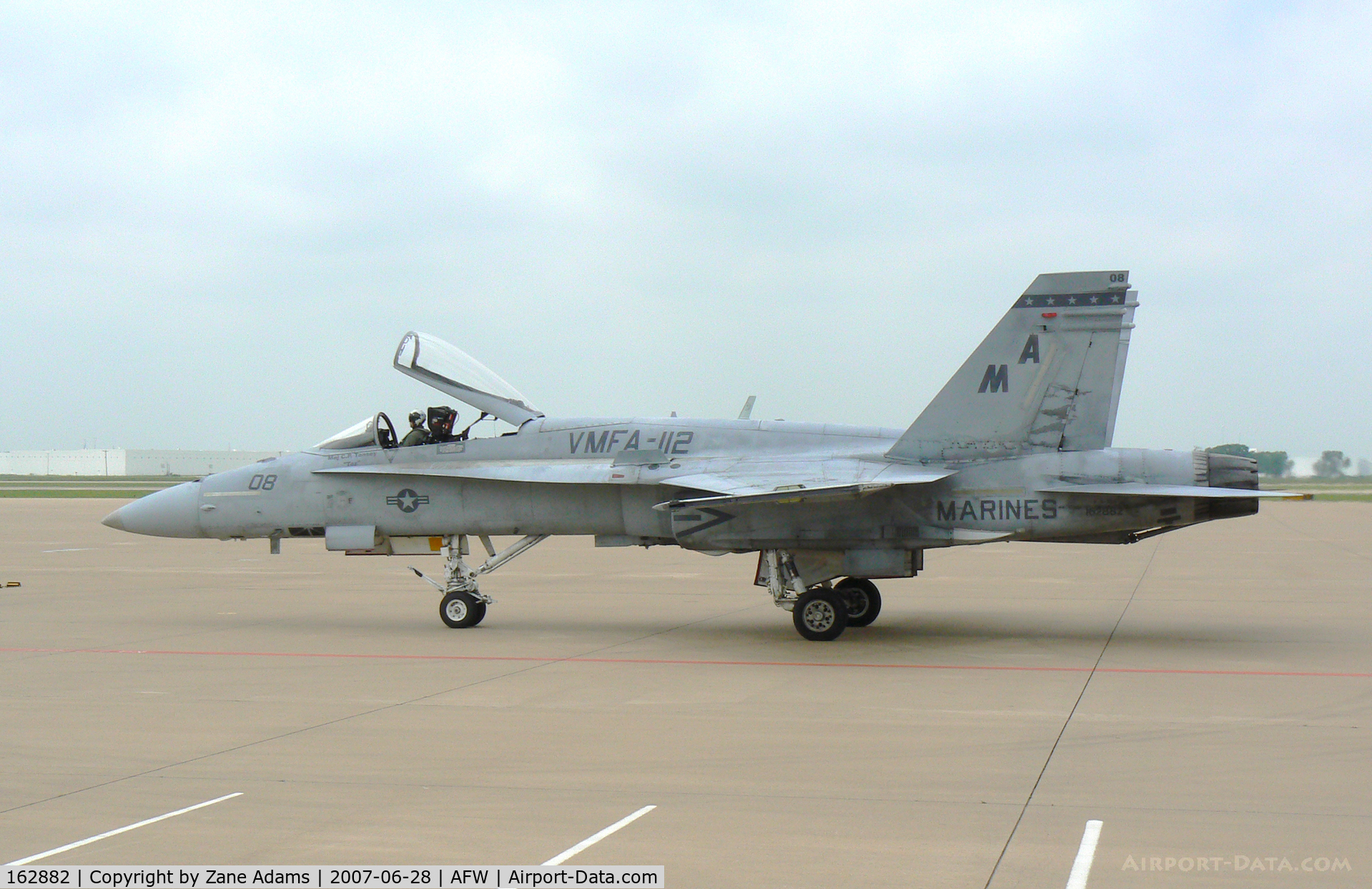 162882, McDonnell Douglas F/A-18A Hornet C/N 0248, VMFA-112 (MA 08)