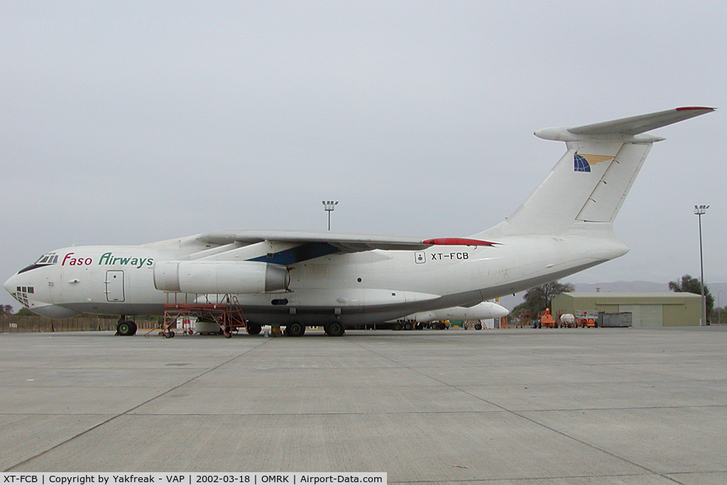 XT-FCB, Ilyushin Il-76TD C/N 1023408265, Faso Airways Iljuschin 76