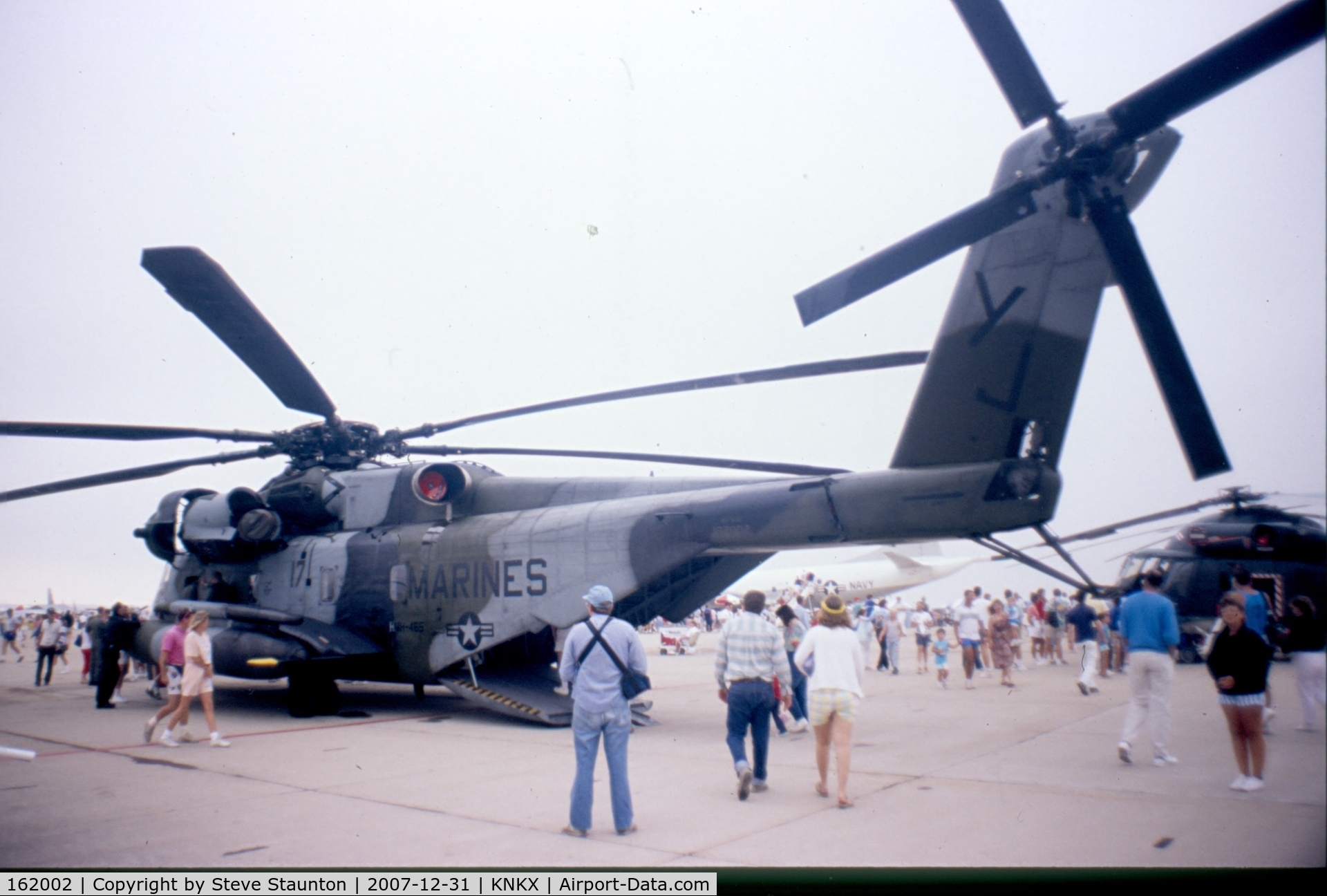 162002, Sikorsky CH-53E Super Stallion C/N 65-479, Taken at NAS Miramar Airshow in 1988 (scan of a slide)