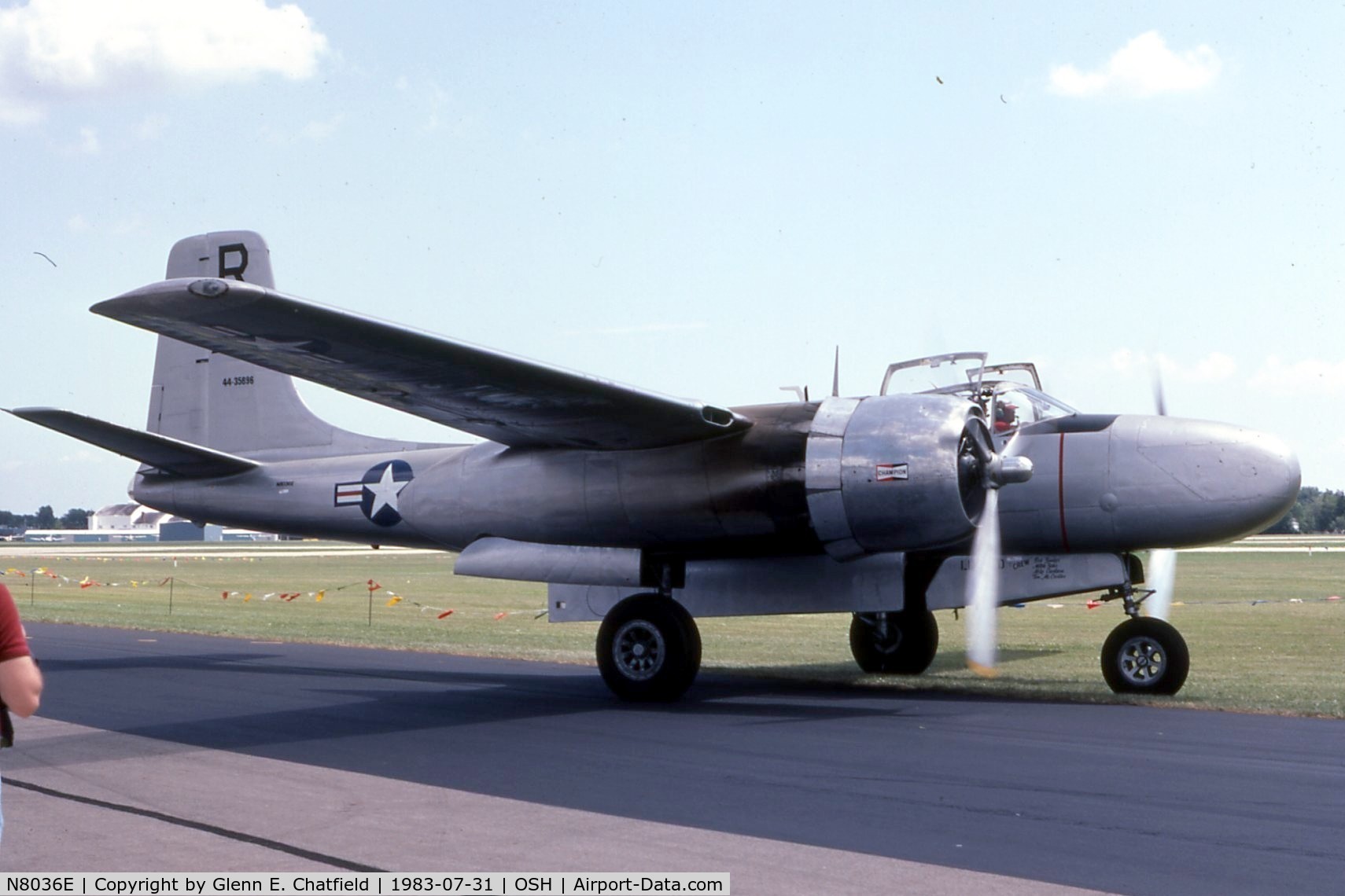 N8036E, 1944 Douglas B-26B Invader C/N 28975, A-26B 44-35696 at the EAA Fly In