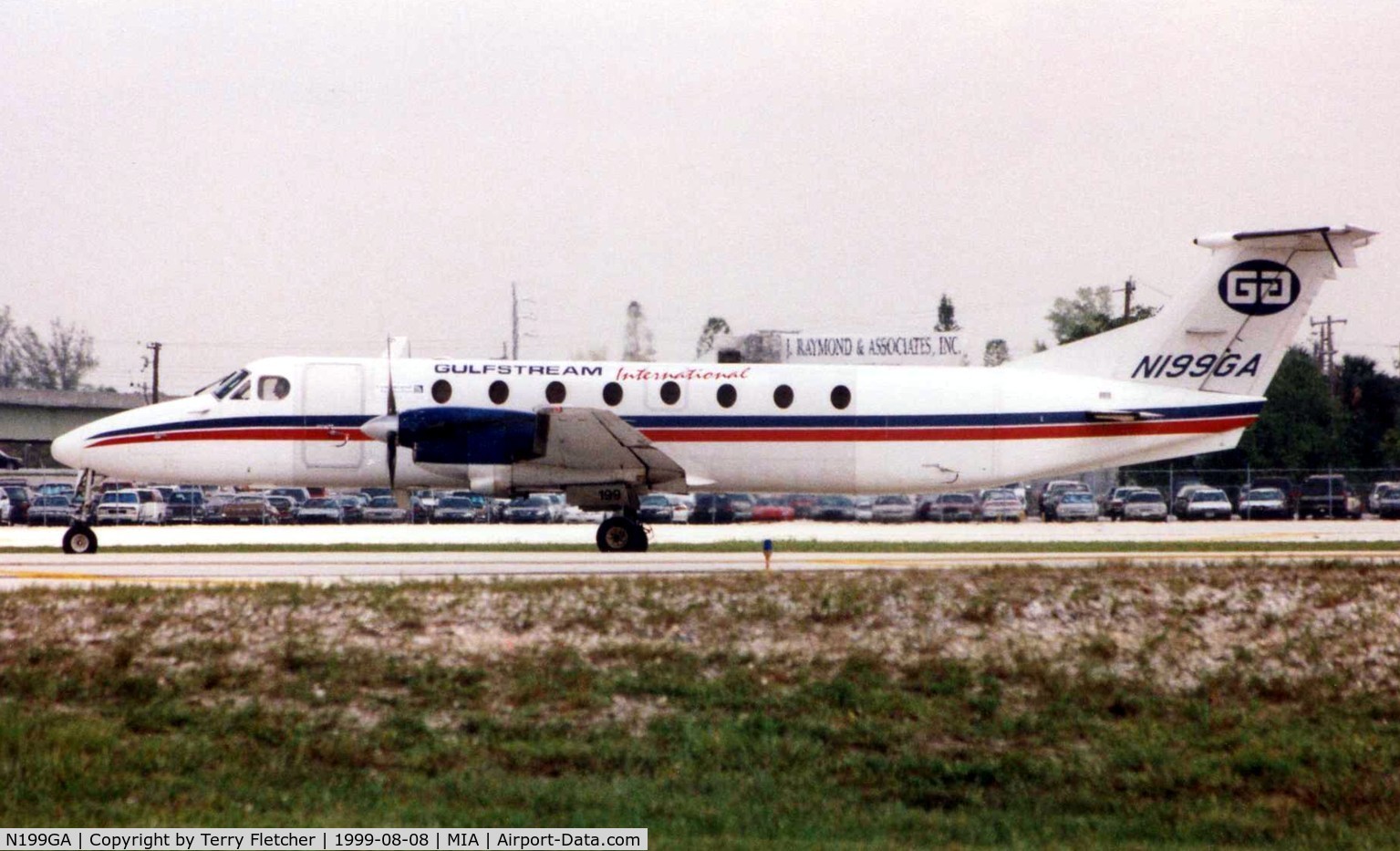 N199GA, Beech 1900C C/N UB-13, These marks were previously worn by this B1900 of Gulfstream