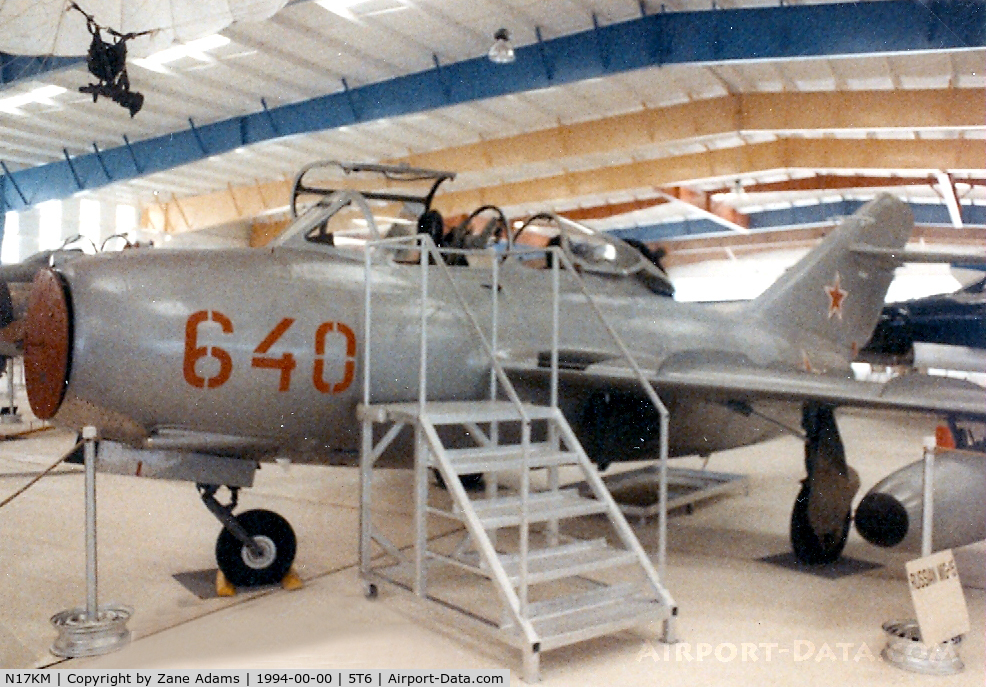 N17KM, 1955 Mikoyan-Gurevich MIG 15UTI C/N 1A08017, At War Eagles Air Museum, NM