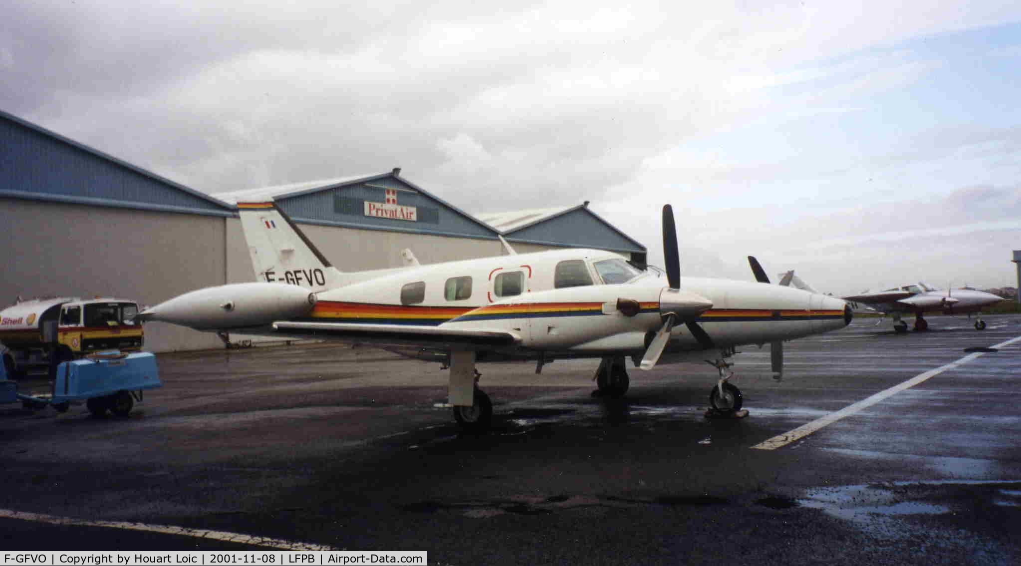 F-GFVO, Piper PA-31T Turbo Cheyenne C/N 31T-7920049, Last picture in France. F-GFVO to Stavanger