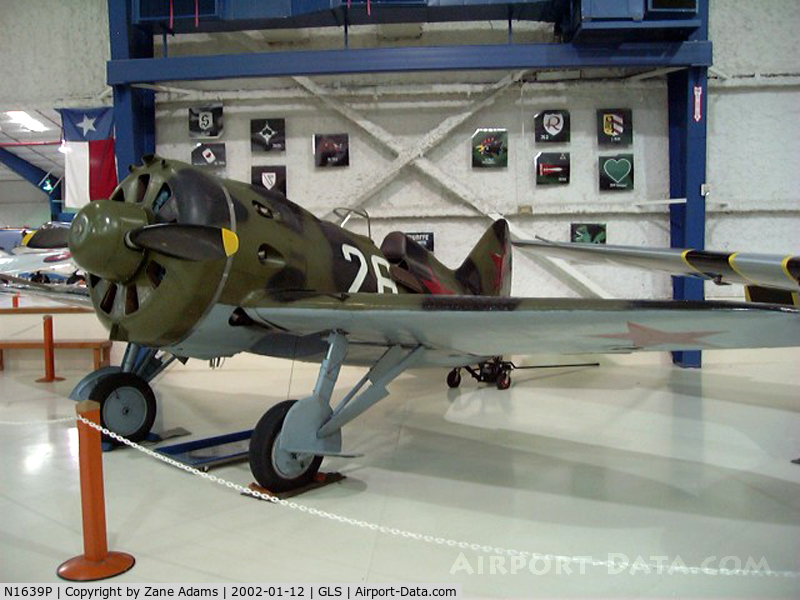 N1639P, 1939 Polikarpov I-16 Type 24 C/N 2421028, At Lone Star Flight Museum