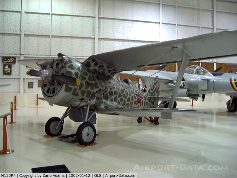 N153RP, 1938 Polikarpov I-153 Chaika C/N 6316, At Lone Star Flight Museum