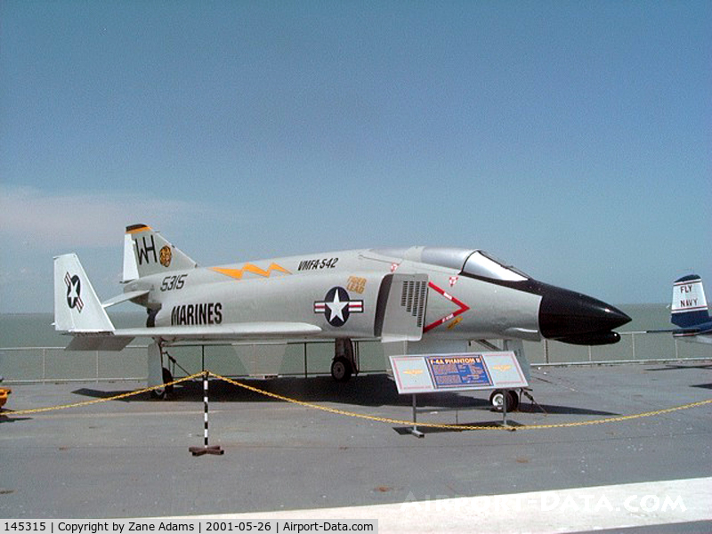 145315, McDonnell F-4A Phantom II C/N 16, On the USS Lexington