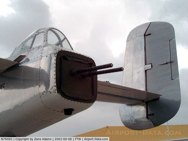 N7946C, 1944 North American TB-25N Mitchell C/N 108-33263, B-25 Tail Gun - A visit to the Vintage Flying Museum