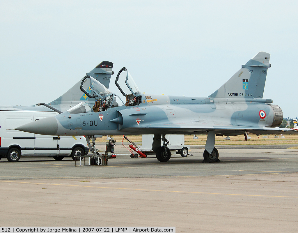 512, Dassault Mirage 2000B C/N 145, Aircraft reserve.
