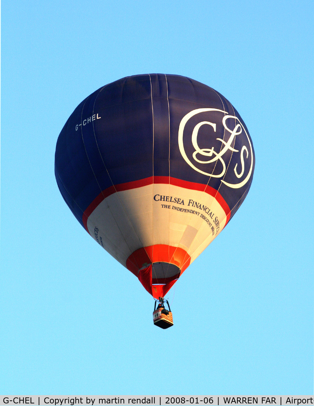 G-CHEL, 2000 Cameron Balloons Colt 77B C/N 4823, COLT 77