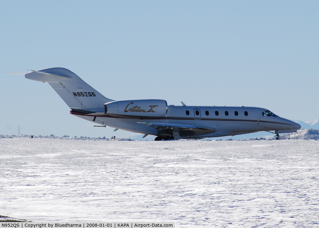 N952QS, 2002 Cessna 750 Citation X Citation X C/N 750-0200, Cleared for takeoff on 17L