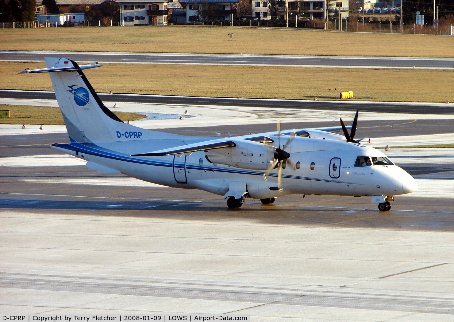 D-CPRP, 1996 Dornier 328-110 C/N 3066, Currently operates on the Salzburg to Zurich route operated by Cirrus Airlines