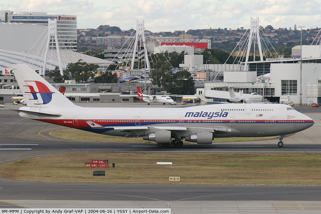 9M-MPM, 1998 Boeing 747-4H6 C/N 28435, Malaysia Airlines 747-400