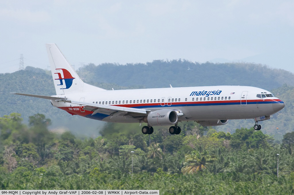 9M-MQM, 1994 Boeing 737-4H6 C/N 27306, Malaysia Airlines 737-400