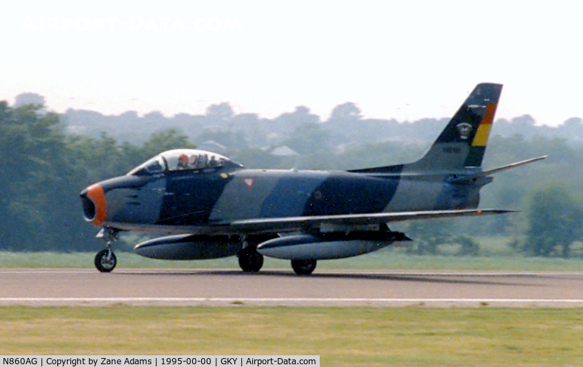 N860AG, 1952 North American F-86F Sabre C/N 191-362 (52-4666), Former Bolvian AF Sabre - First Restoration Flight in US