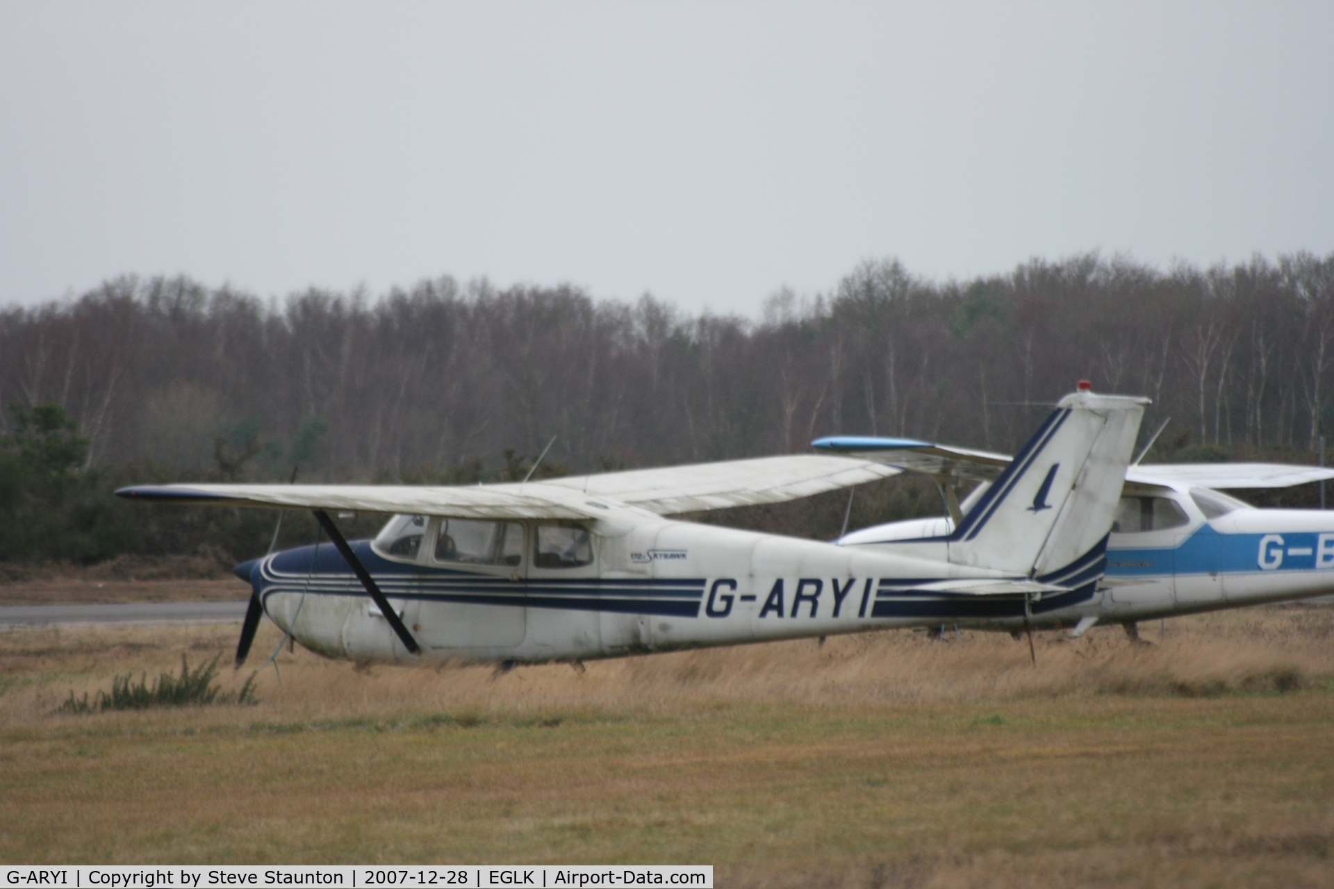 G-ARYI, 1962 Cessna 172C C/N 17249260, Taken at Blackbushe Airport 28th December 2007