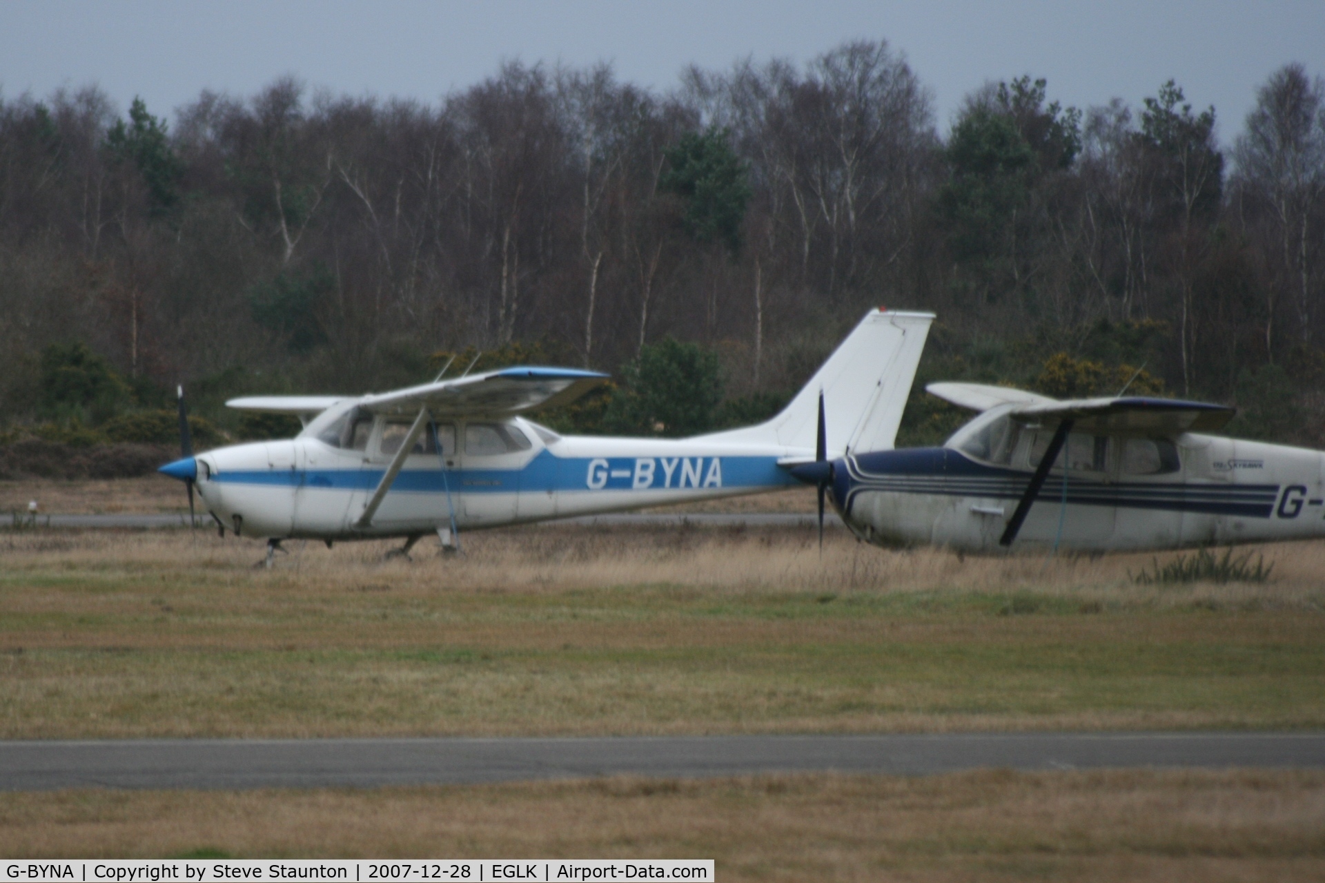 G-BYNA, 1969 Reims F172H Skyhawk C/N 0626, Taken at Blackbushe Airport 28th December 2007