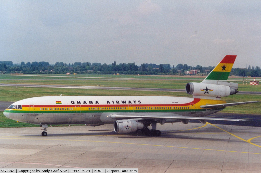 9G-ANA, 1983 McDonnell Douglas DC-10-30 C/N 48286, Ghana Airways DC10-30