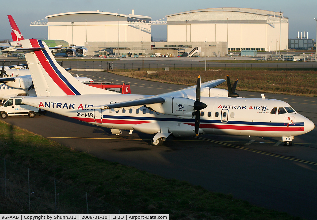 9G-AAB, 1987 ATR 42-300 C/N 041, Second ATR42-300 for Antrak Air... Awaiting his delivery