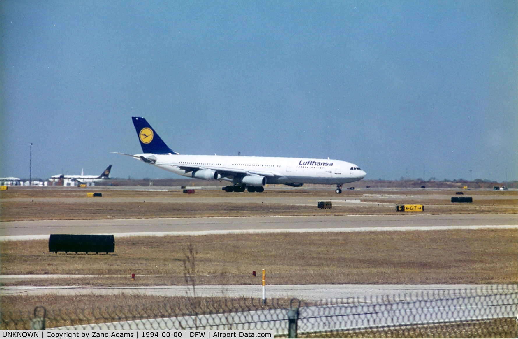 UNKNOWN, , Lufthansa Airbus 340 at DFW