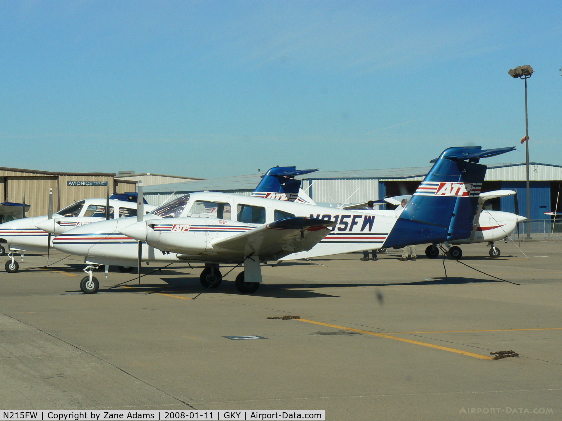 N215FW, Piper PA-44-180 Seminole C/N 447995056, ATP Flight Training At Arlington Municipal