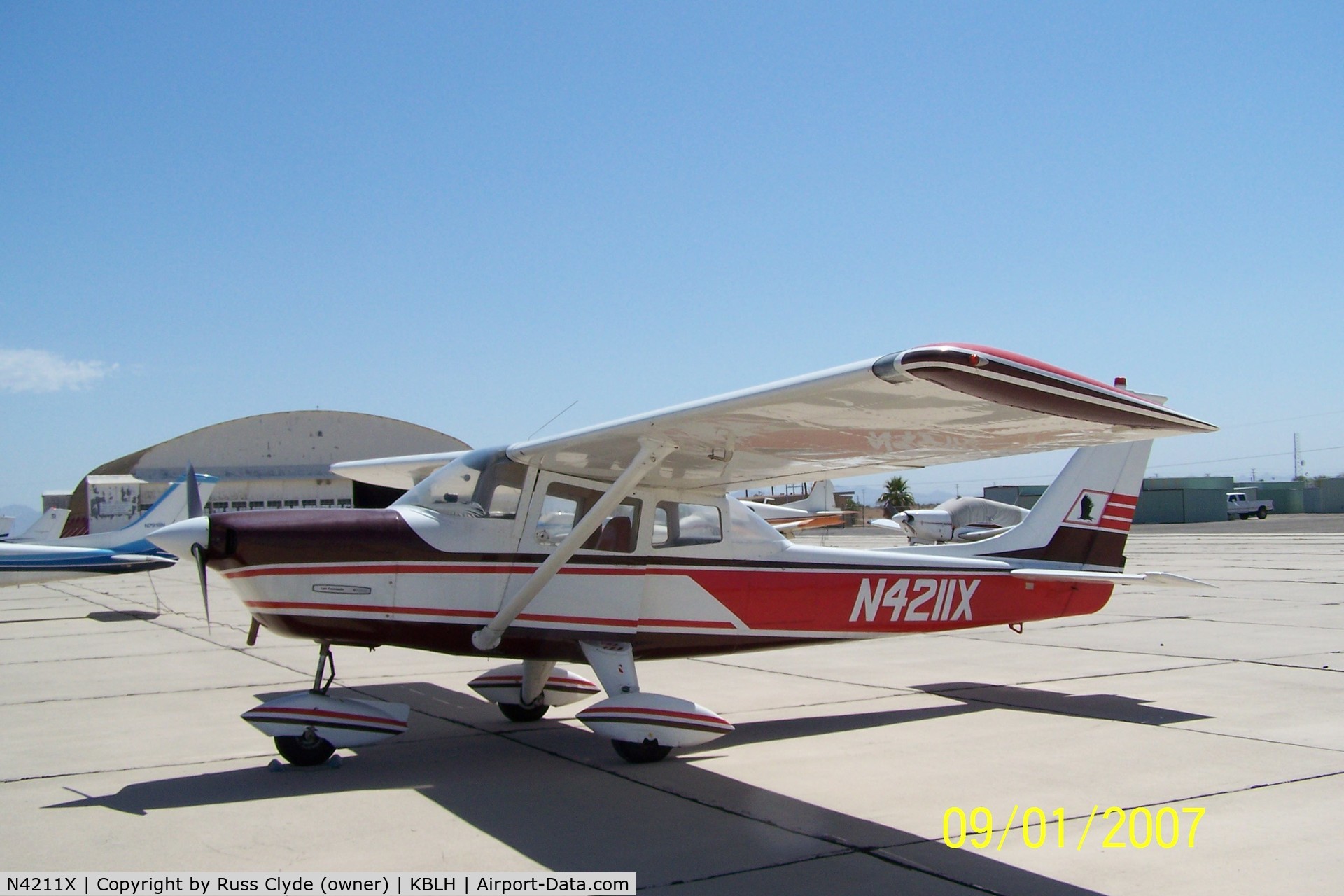 N4211X, 1971 Aero Commander 100-180 Lark Commander C/N 5211, Cross country to Blythe, Ca.