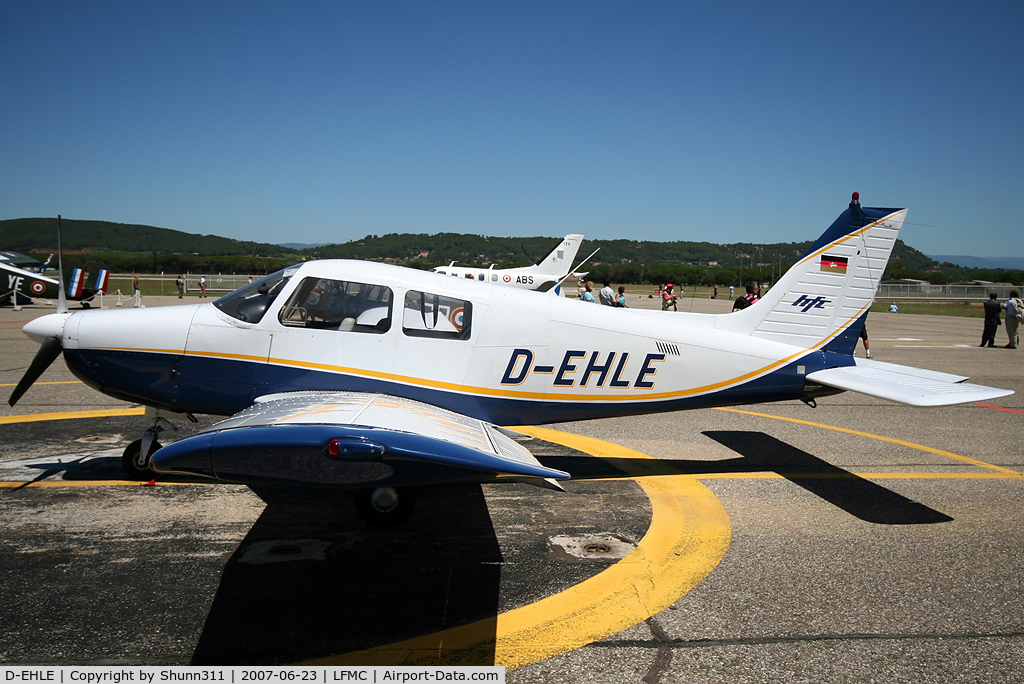 D-EHLE, Piper PA-28-161 C/N 2841081, Displayed during LFMC Airshow 2007