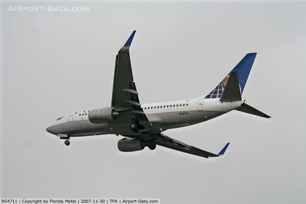 N54711, 1998 Boeing 737-724 C/N 28782, Continental