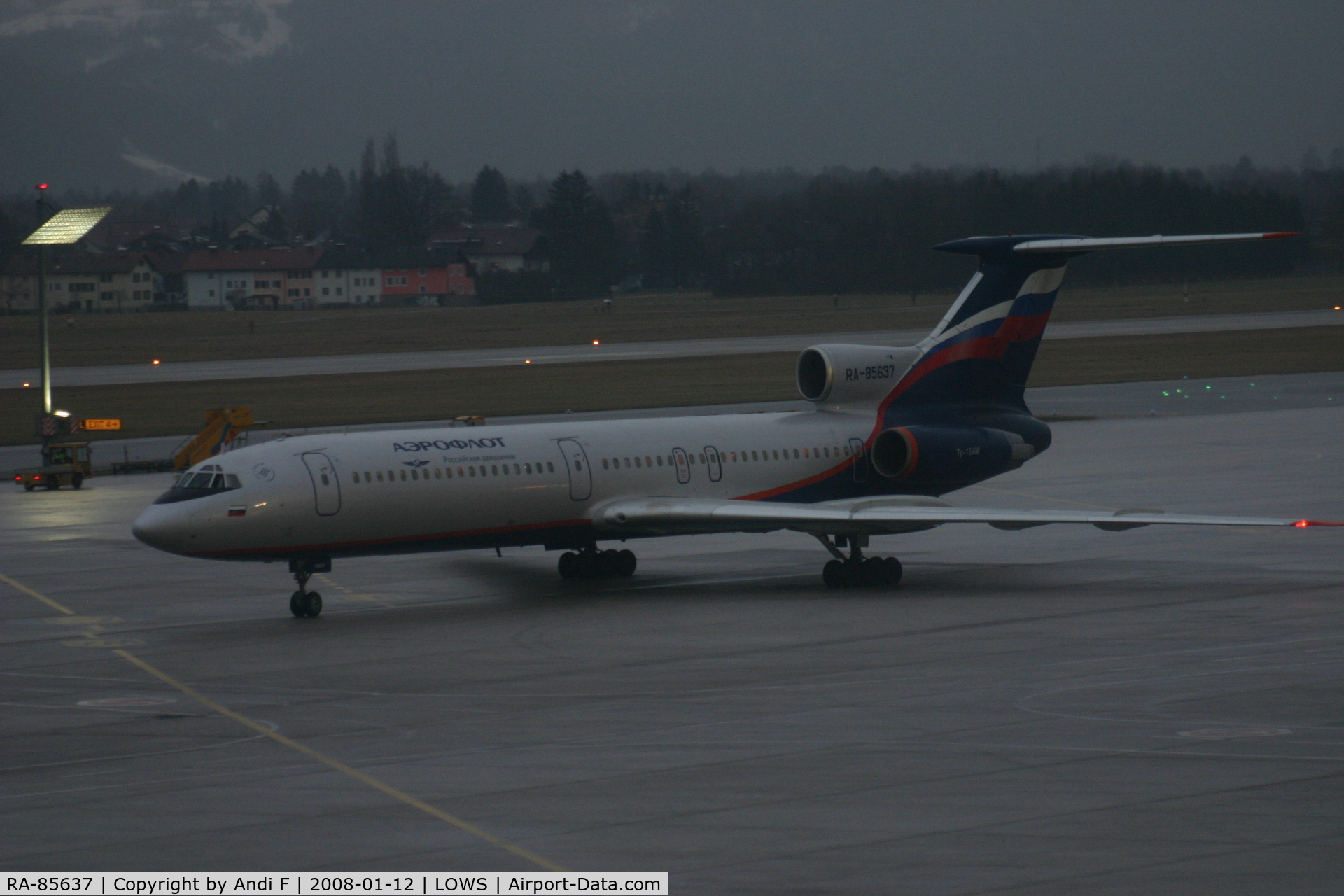 RA-85637, 1987 Tupolev Tu-154M C/N 87A767, Aeroflot