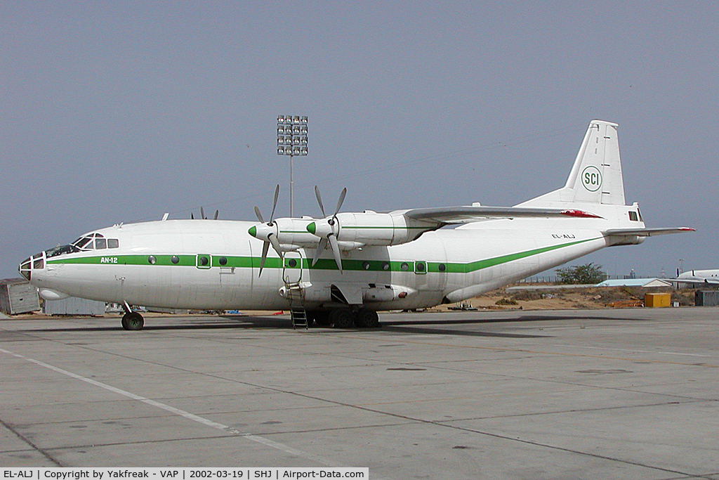 EL-ALJ, Antonov An-12BP C/N 8346202, Santa Cruz Antonov 12