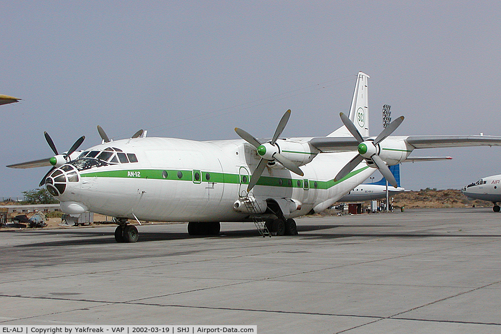 EL-ALJ, Antonov An-12BP C/N 8346202, Santa Cruz Antonov 12