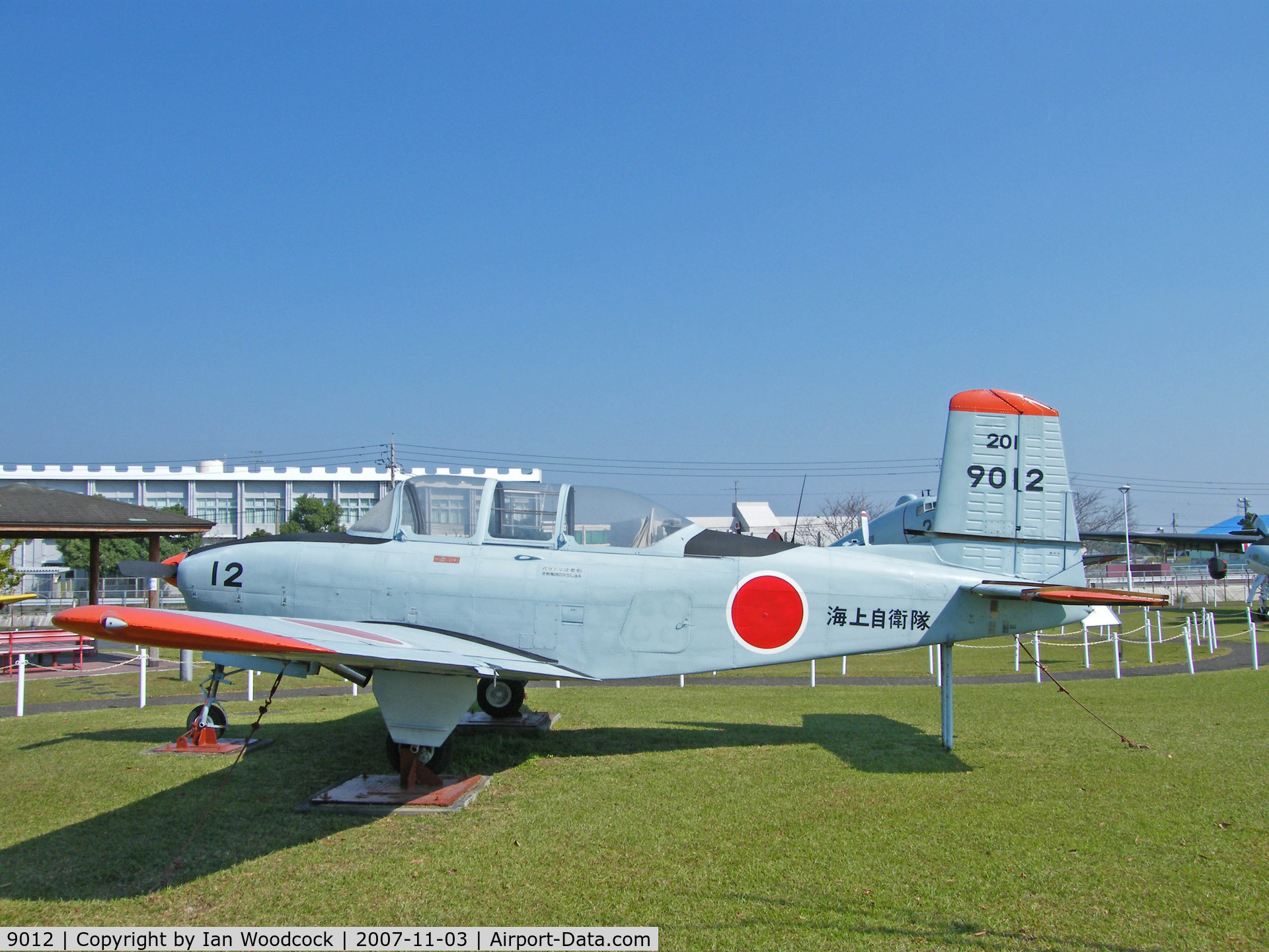 9012, Beech (Fuji) T-34A (B45) Mentor C/N FM-26, Fuji T-34A/JMSDF Museum,Kanoya
